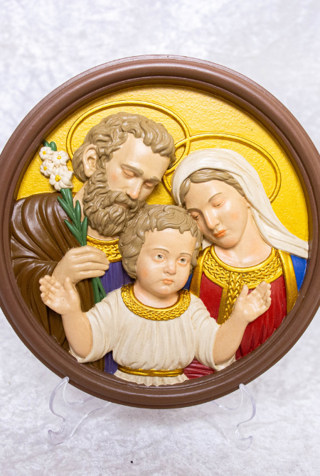 Medalhão Sagrada Família 18cm